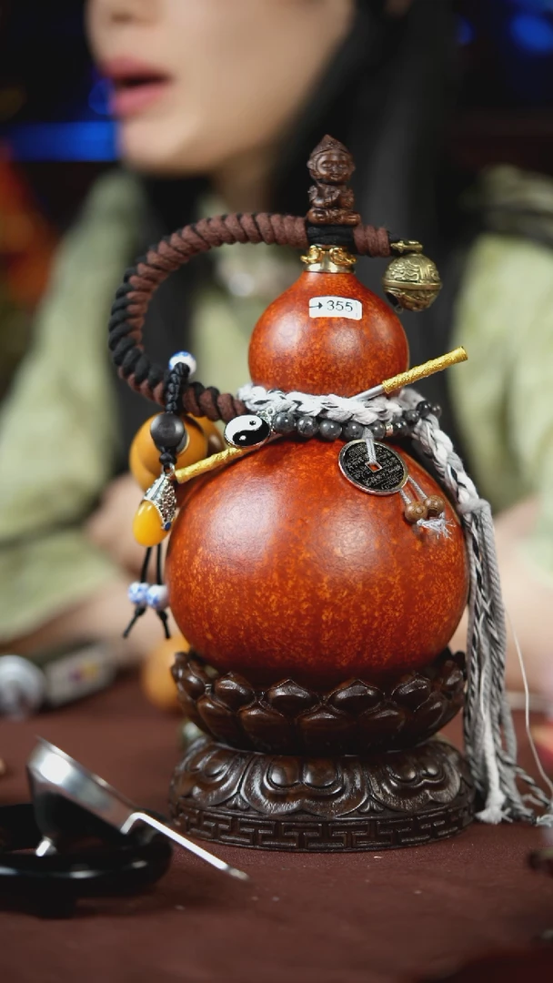 【闪购商品】355号500ml左右的非遗漆器酒葫芦