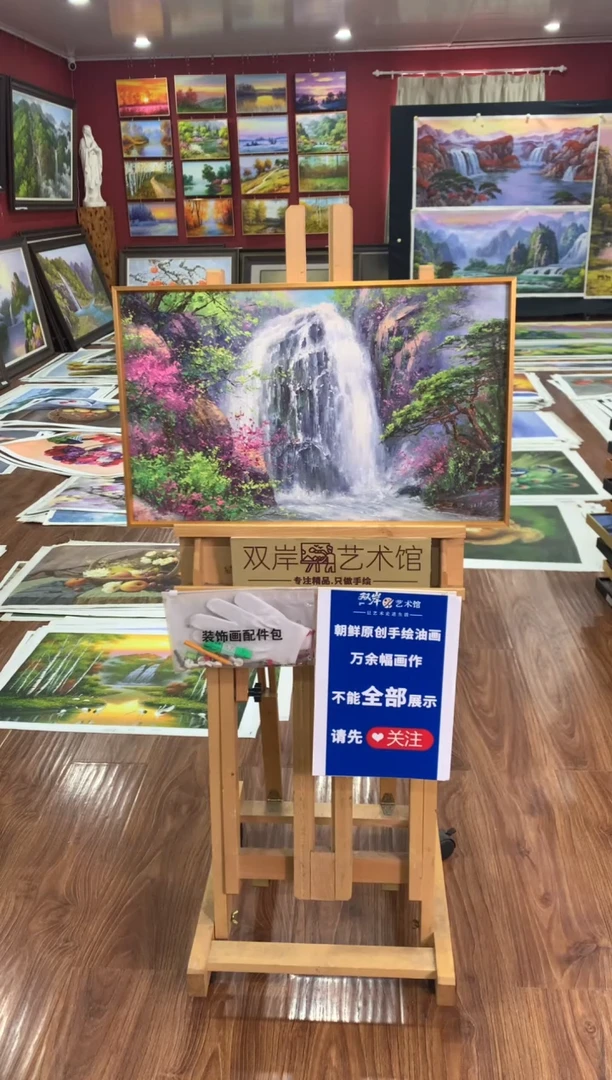 油画【51号】朝鲜原创手绘油画【功勋Ⅰ级画家丨孤品佳作】【顺丰包邮】