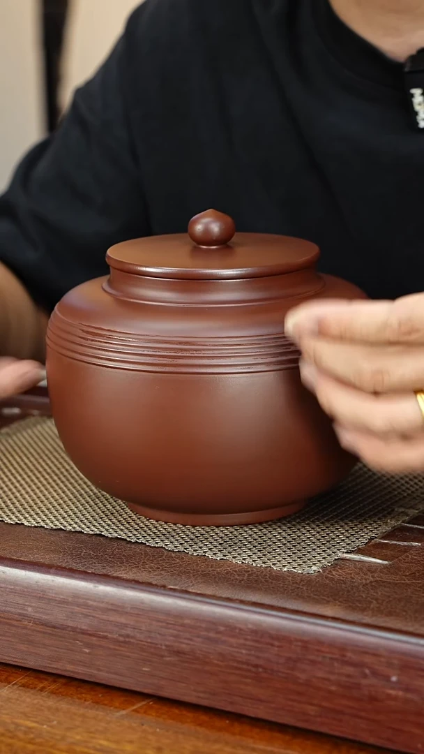 宜兴原矿紫砂茶叶罐