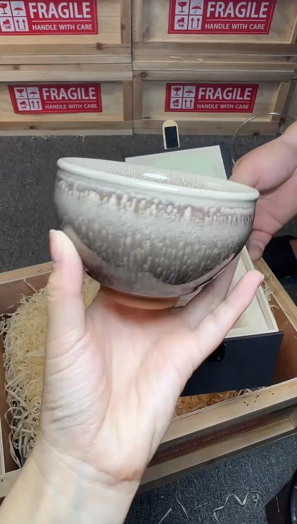 茶盏银丝水芽  盏三疯建盏茶器