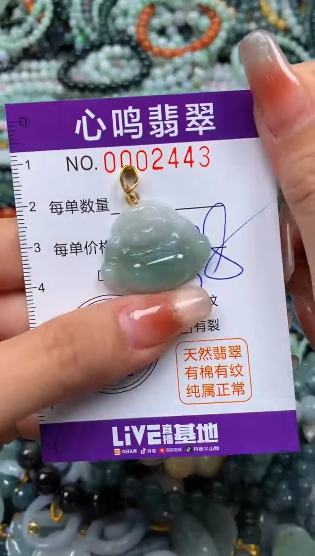 颈饰未镶嵌翡翠闪购002443