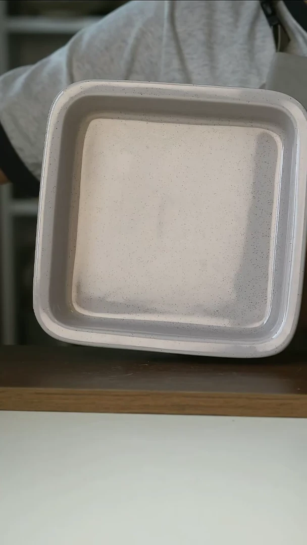 微瑕出丹麦nodicnest粉紫烤盘19cm@4-2@