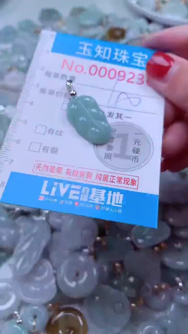 吊坠(不含链)未镶嵌翡翠9236