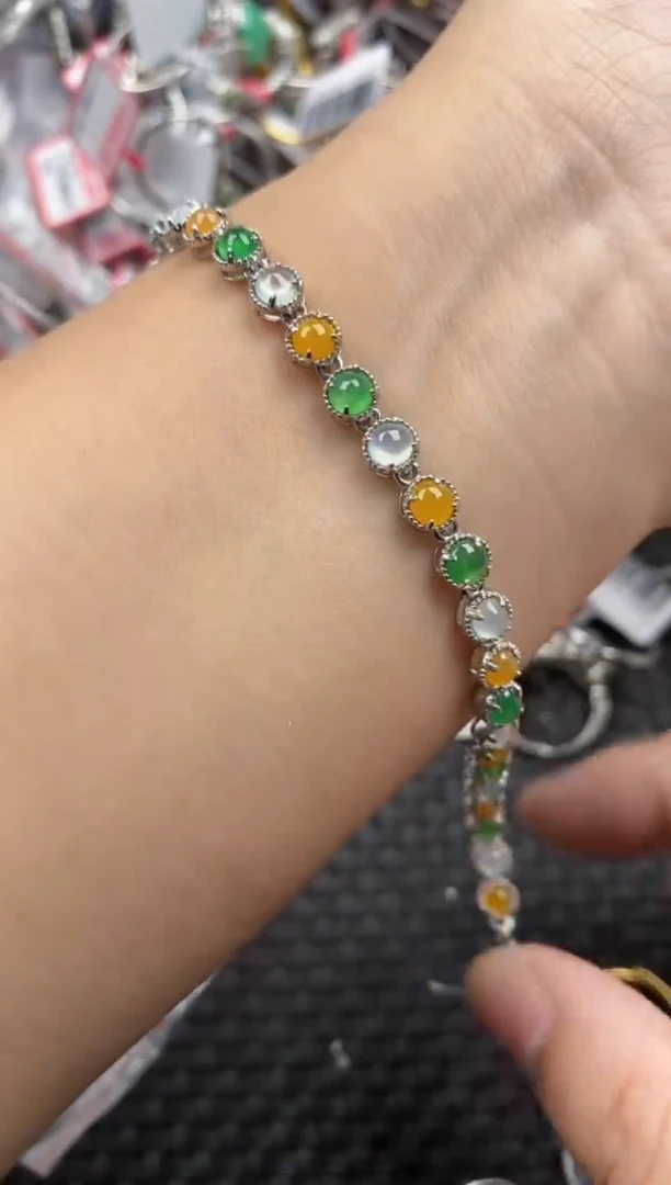 银S925镶嵌戒指翡翠333333   7