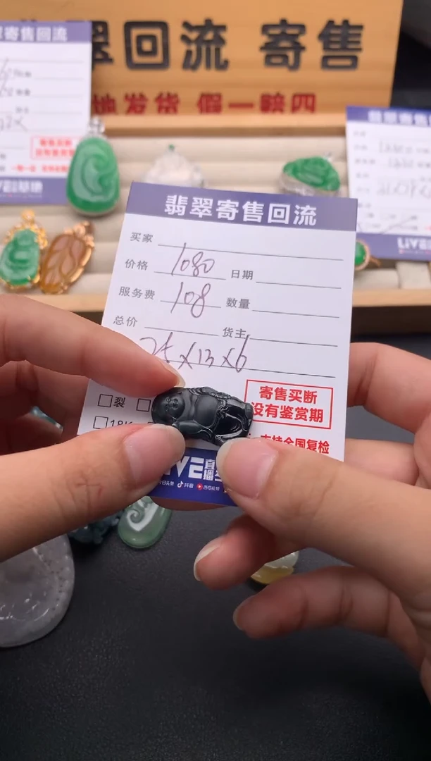 翡翠未镶嵌颈饰10139187