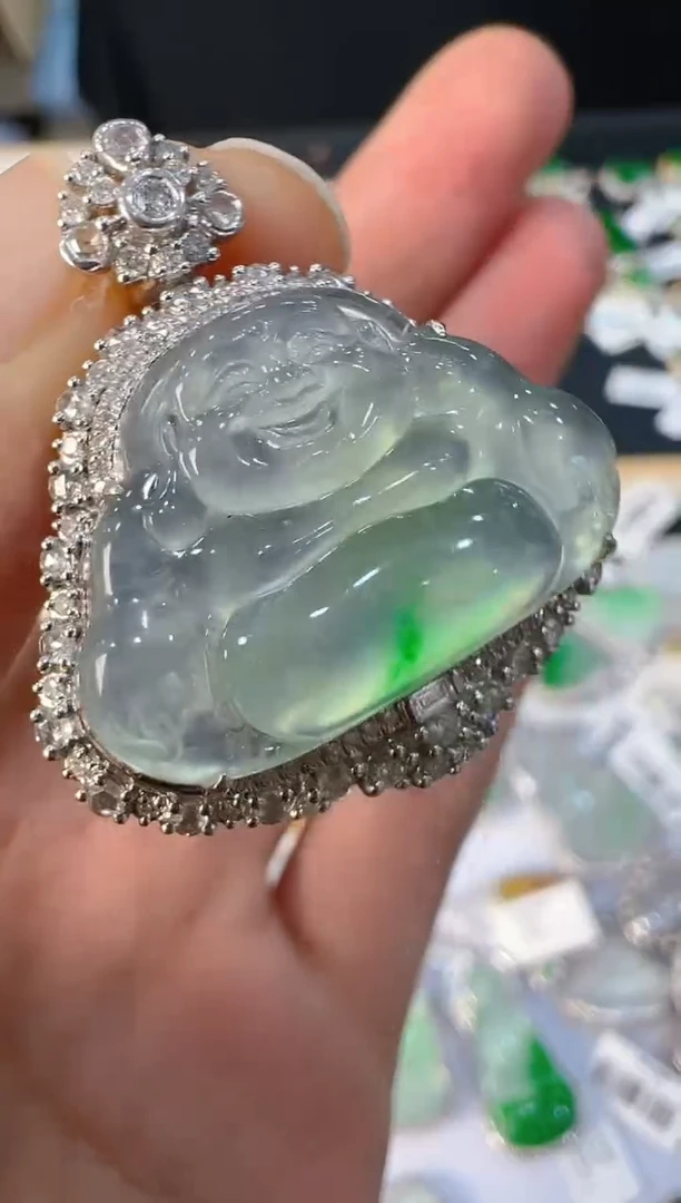 【闪购商品】翡翠吊坠(不含链)18K金镶嵌多样性团购发一件