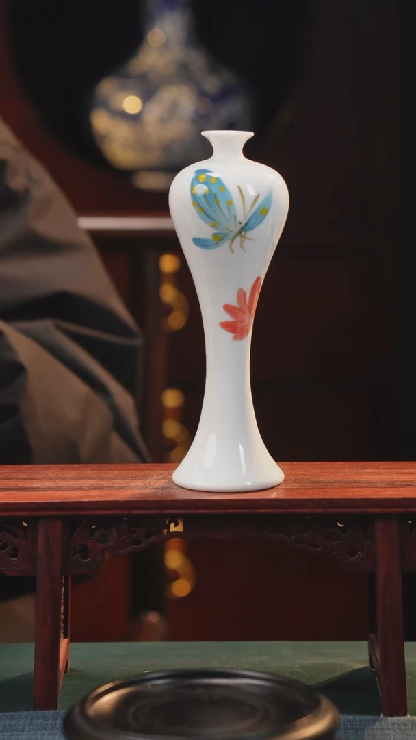 【闪购商品】摆件 纯手工手绘高白泥瓷