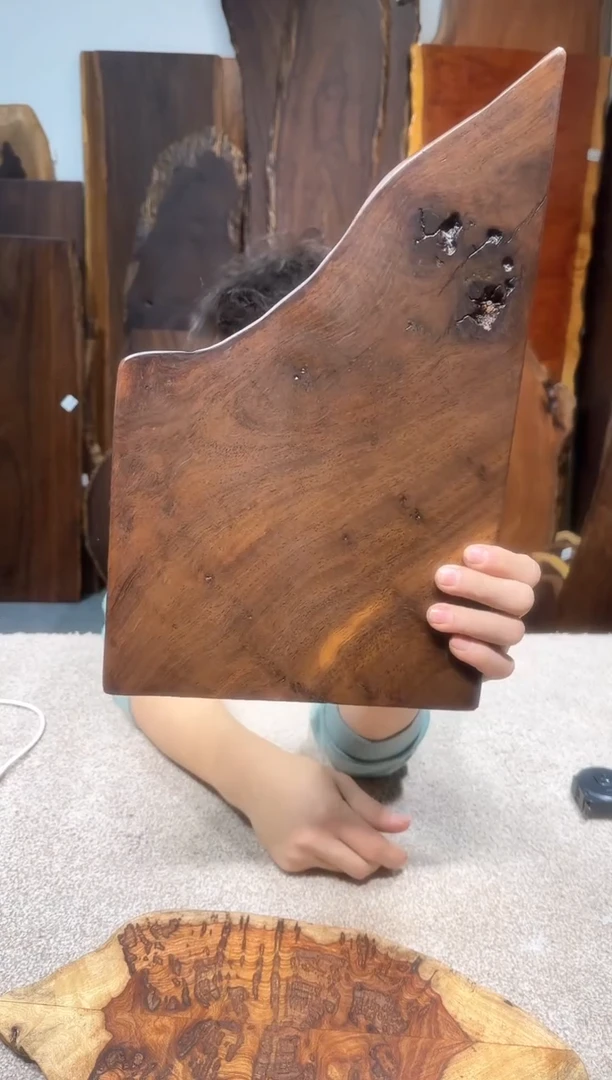 【闪购商品】风车木（黑檀木）尺寸39*24*2.3编号525