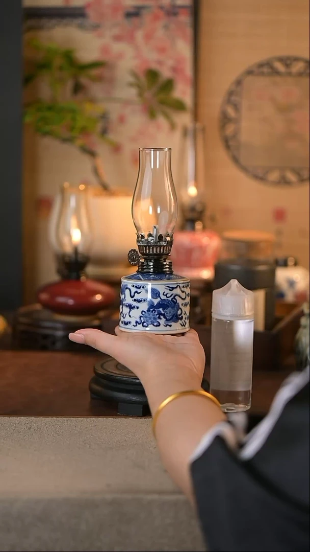 景德镇陶瓷香薰灯摆件