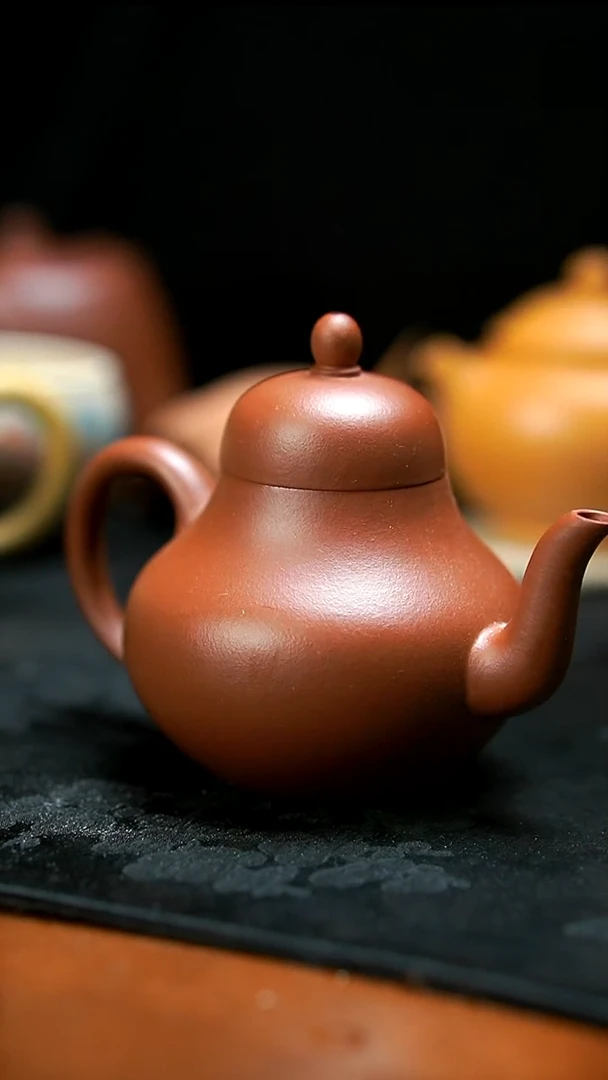 茶壶紫砂红皮龙思婷壶