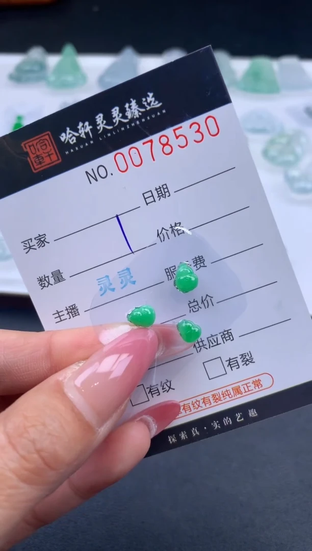 【闪购商品】翡翠挂件未镶嵌哈轩 裸石3