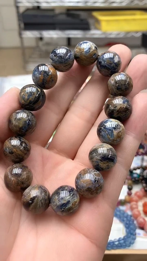 【闪购商品】木变石（鹰眼石）手链未镶嵌手链94