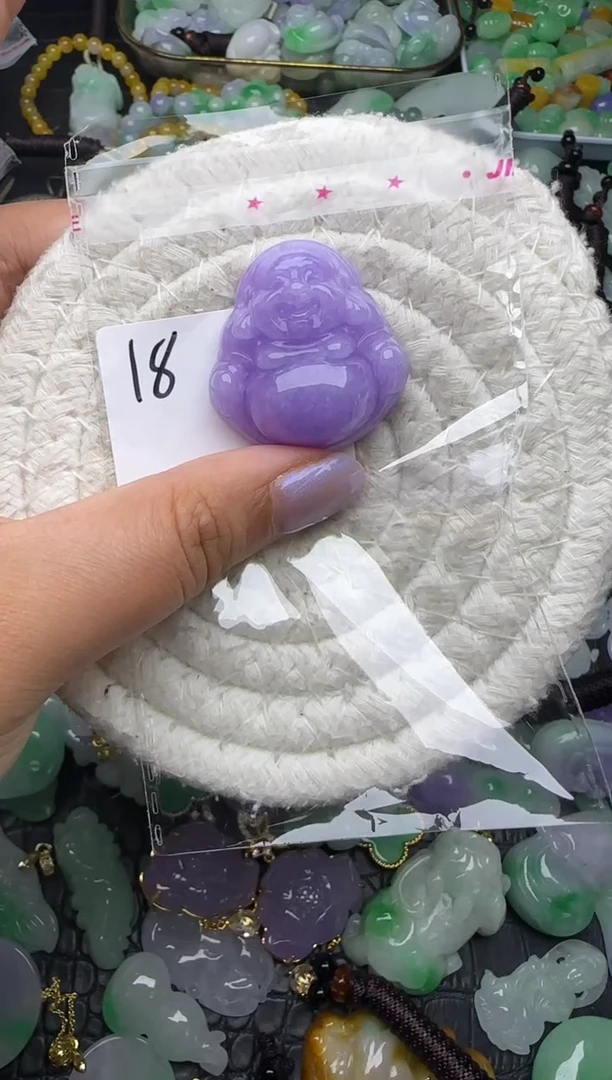 颈饰未镶嵌翡翠缅甸翡翠吊坠