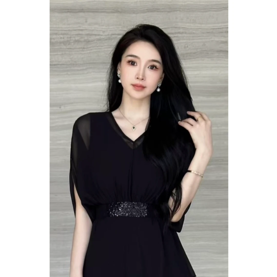 {一衣六穿}法式原创设计师套装真两件春夏时尚高定显瘦女装连衣裙