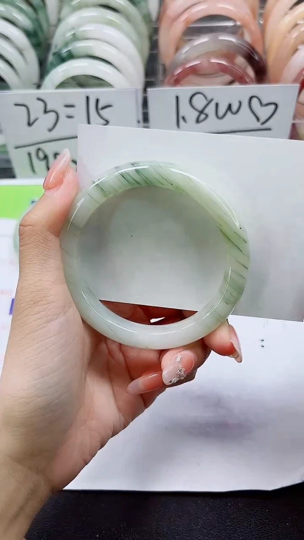 【闪购商品】石英质玉手镯未镶嵌A165-56/57/58