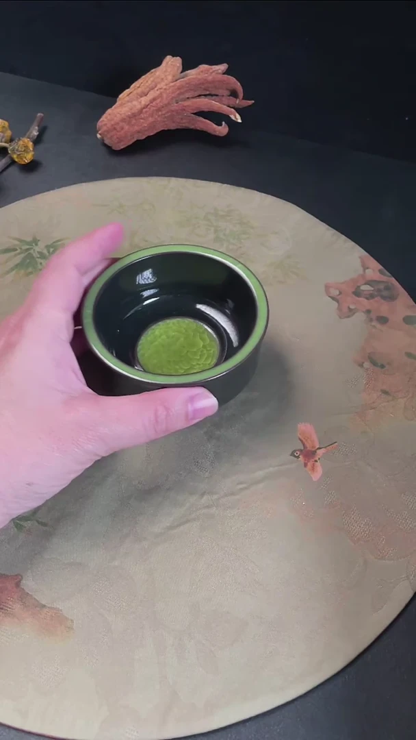 龙泉青瓷茶杯茶器摆件花器1