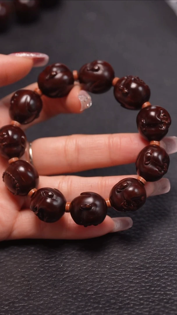 手串橄榄核1.8/纯紫肉百态