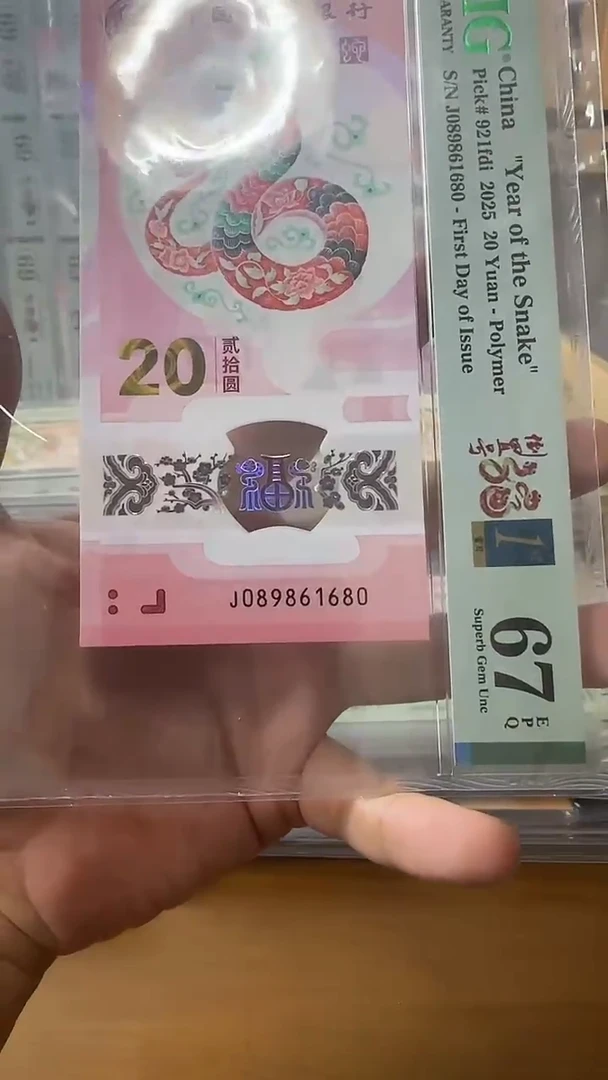 塑料089861680-蛇钞单张