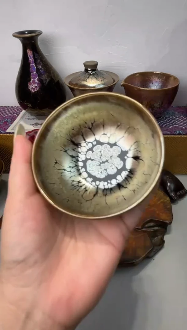 茶盏春申阁福利1只瑕品平口