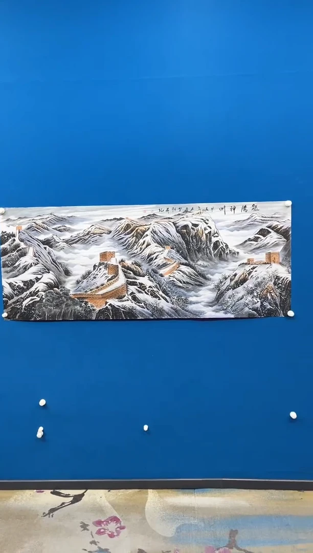 国画张-展览原作雪景/无框/W