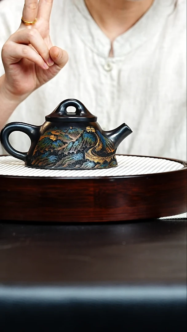 茶壶紫砂霸王石瓢