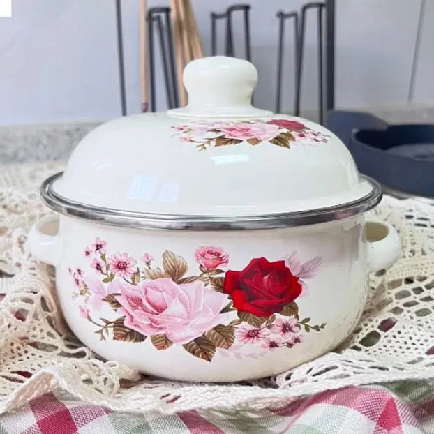 直径20CM红粉佳人辅食锅汤锅【先看温馨提示 介意勿拍】