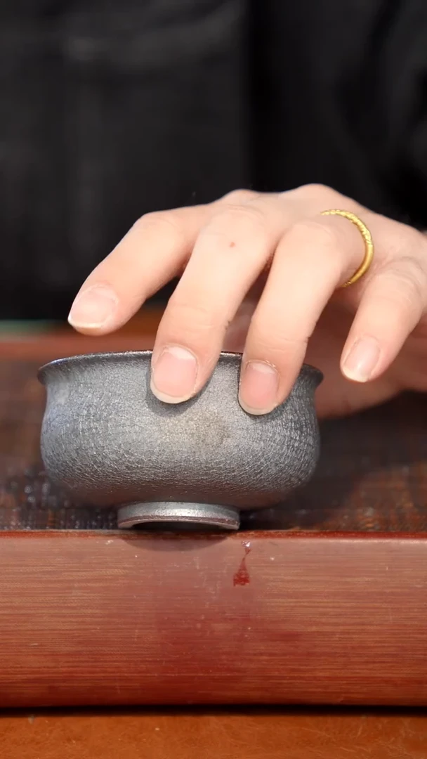 陶瓷奢瓷/瑞寅柴烧茶器（杯子）409微瑕