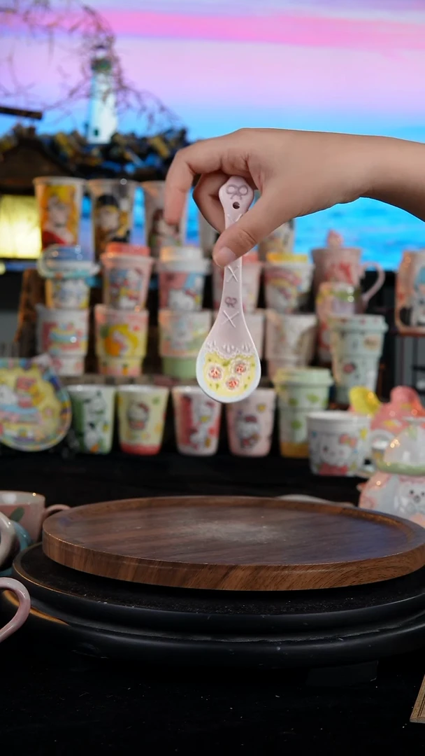陶瓷便携款手工手绘景德镇陶瓷