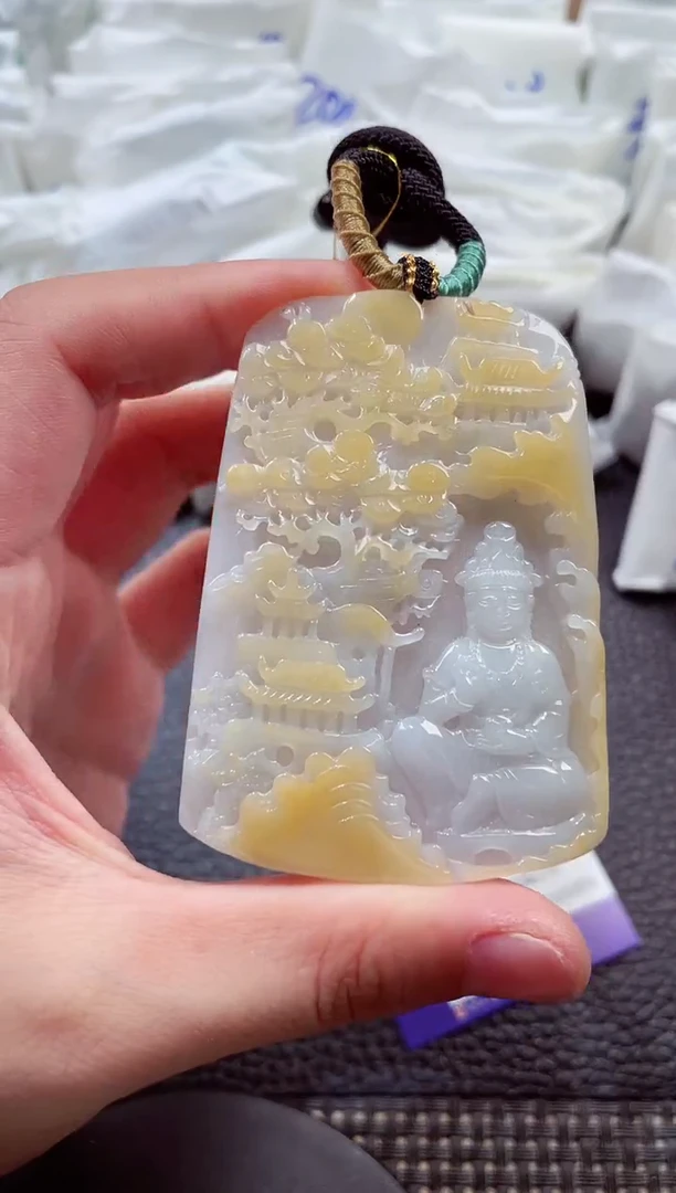 颈饰未镶嵌翡翠00009832观音