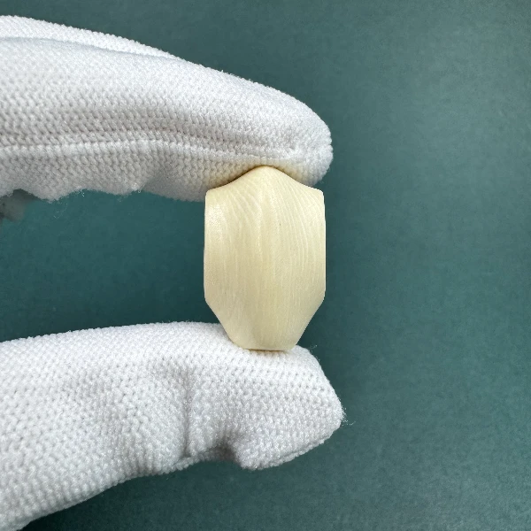 M1751天然猛犸牙玉龙6A 鲨鱼背三通支持鉴定假一罚四