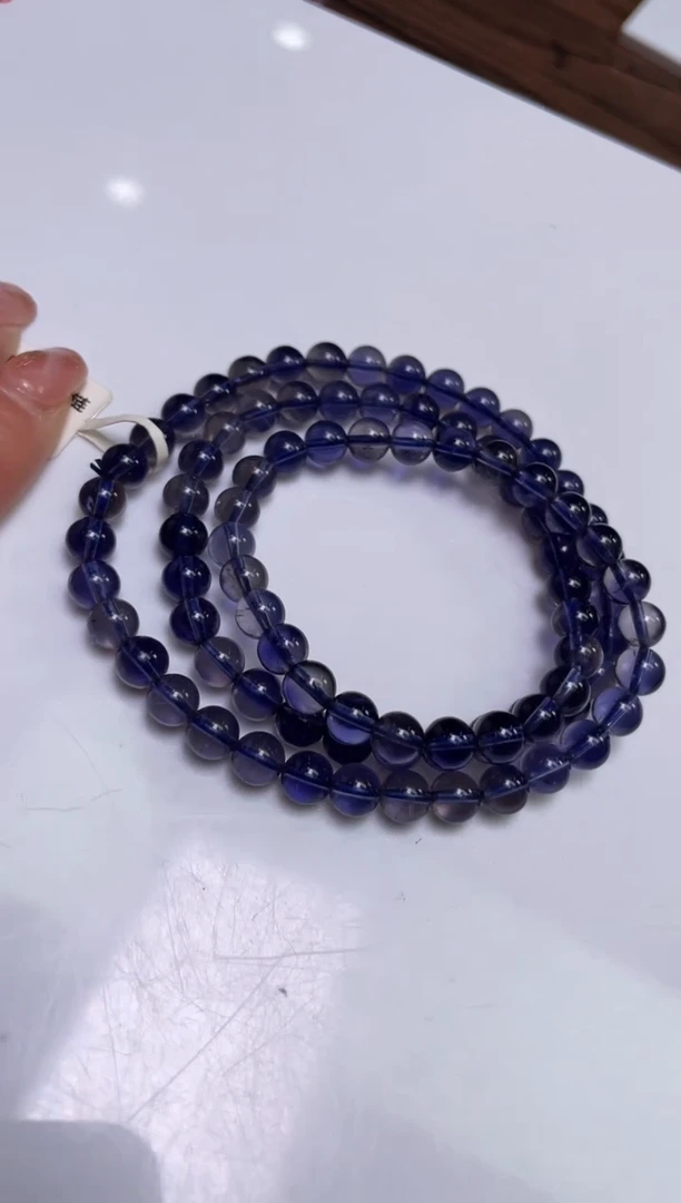 【闪购商品】堇青石手链6±/906未镶嵌三圈