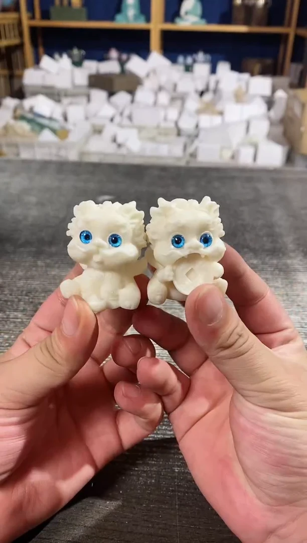 【闪购商品】其他象牙果貔貅摆件2只装