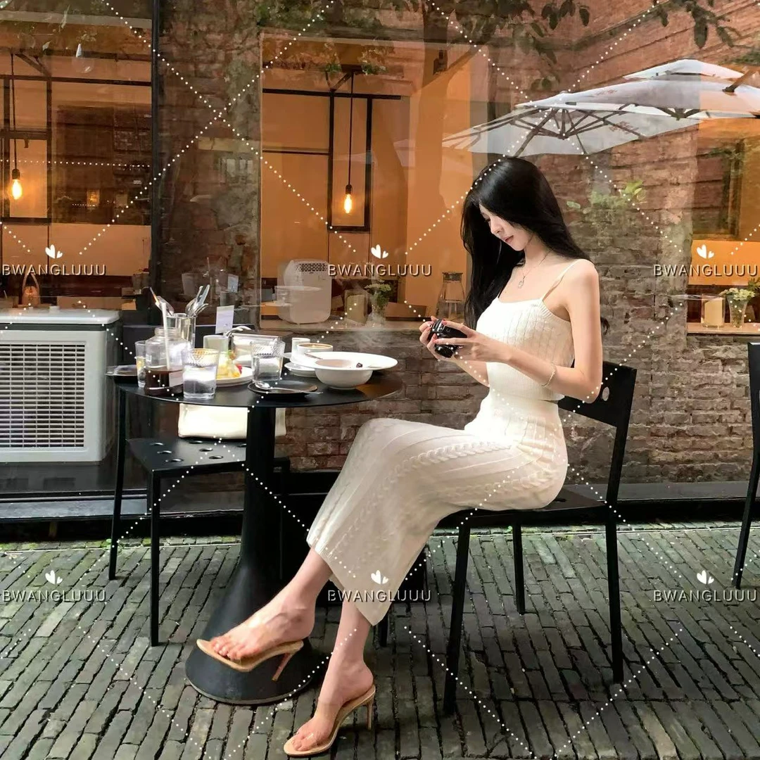 【徐徐啊】京洛佳人-INS休闲风时尚套装宴会连衣裙长裙性感显瘦时尚