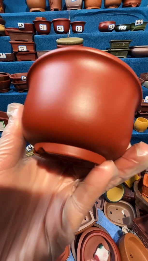 【闪购商品】紫砂紫砂花盆7.5*5