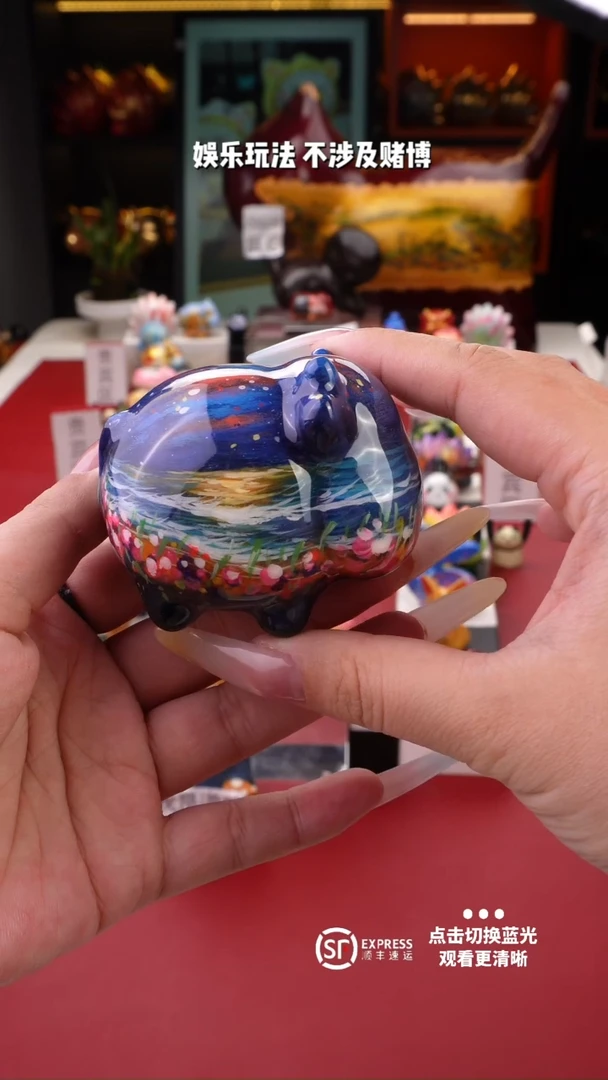 木7公分檀木手绘