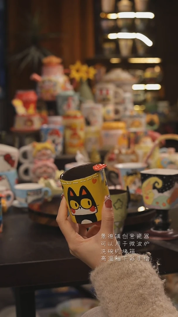 景德镇釉下彩绘设计师款式陶瓷