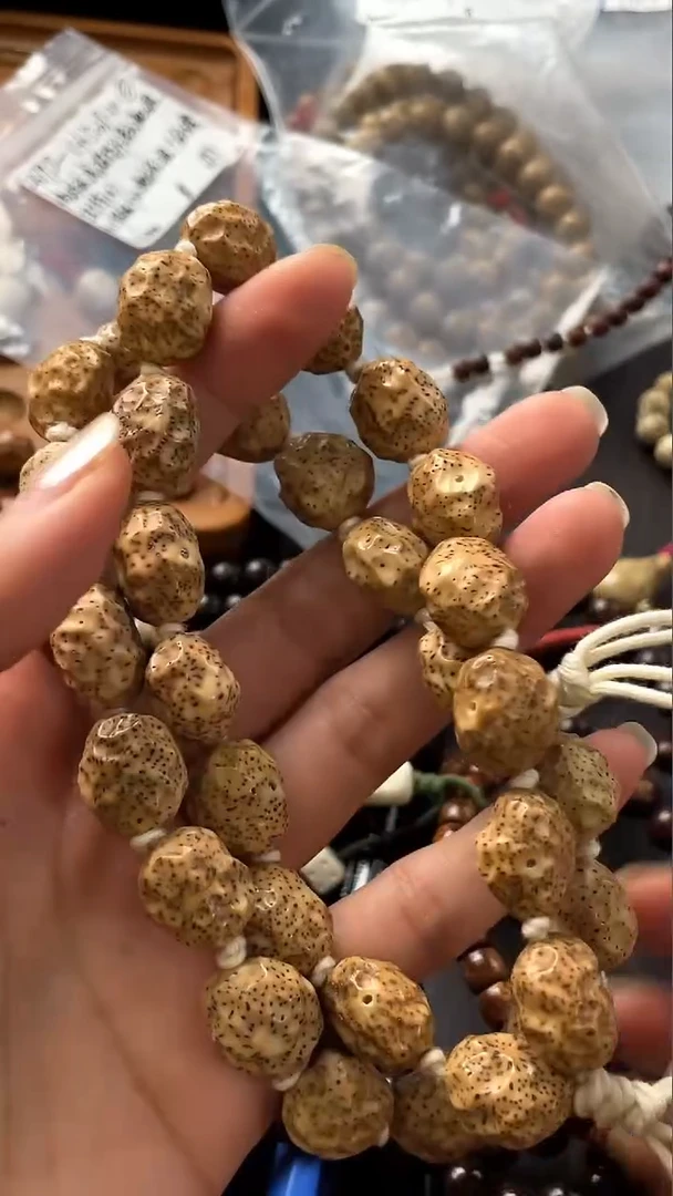 手串星月菩提浅色随型星月手持