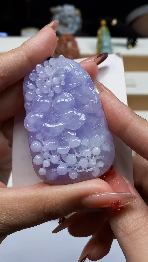 颈饰未镶嵌翡翠翡翠A货
