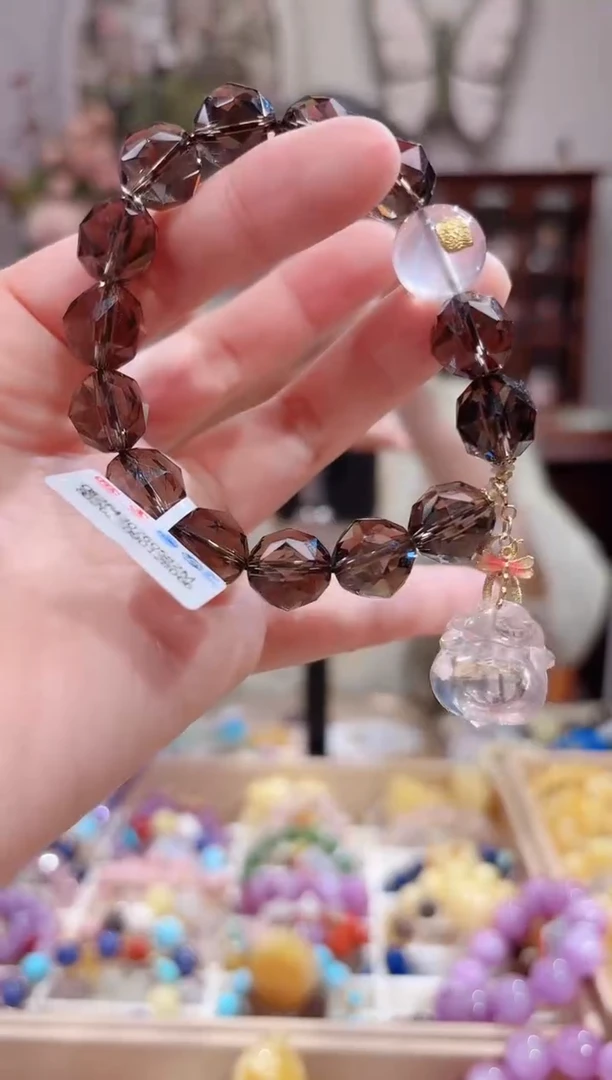 【闪购商品】水晶手串18K金镶嵌设计款珠串