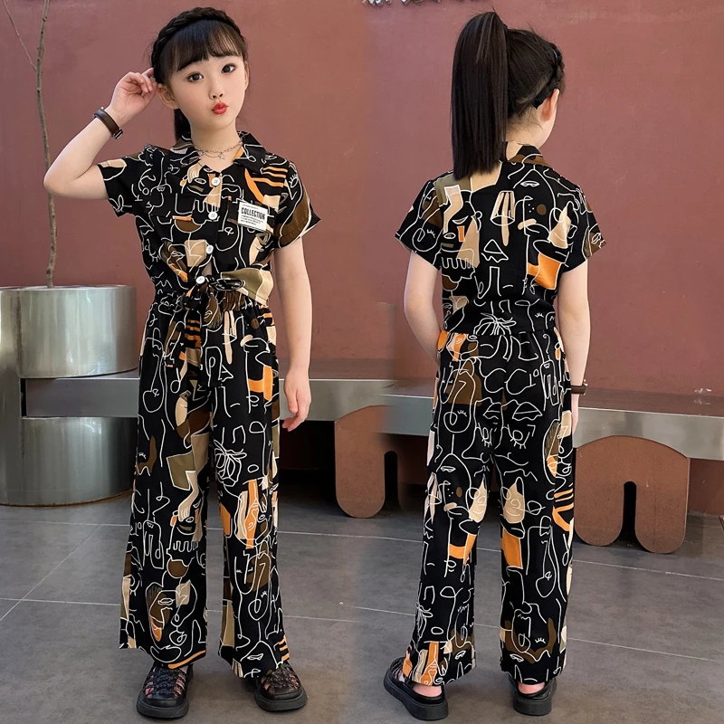 高品质【2568人收藏】女童男童夏季短袖薄款2025新款洋气中大童时髦