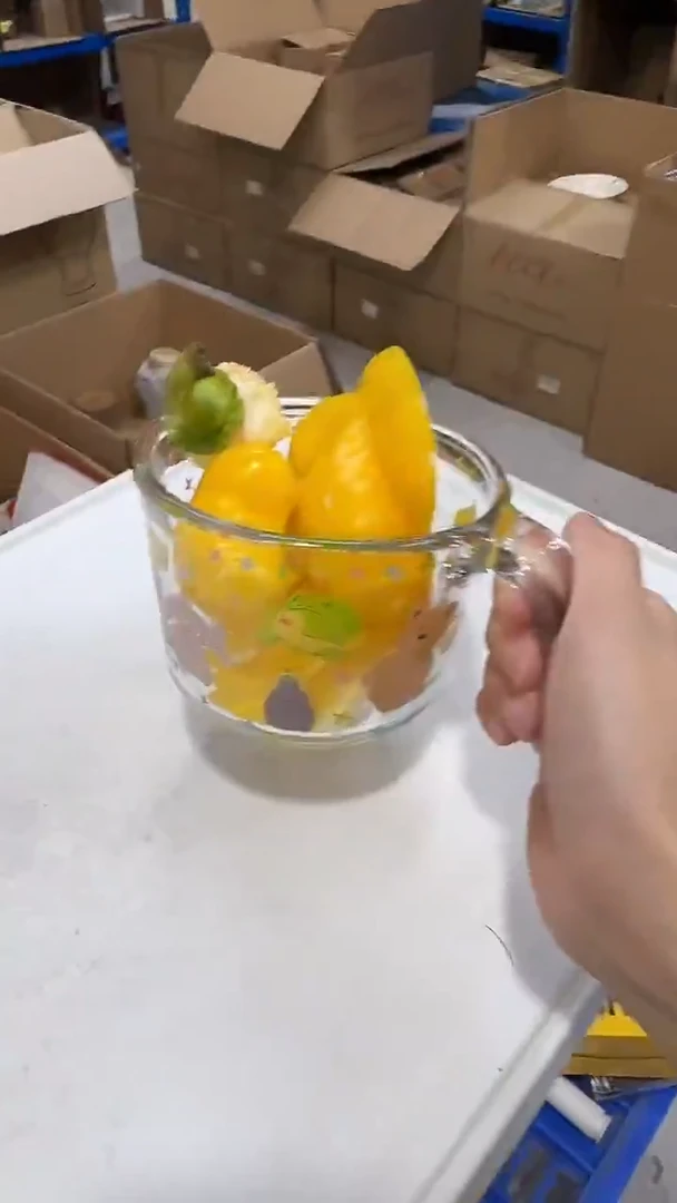 瓷片动物派对量杯500ml