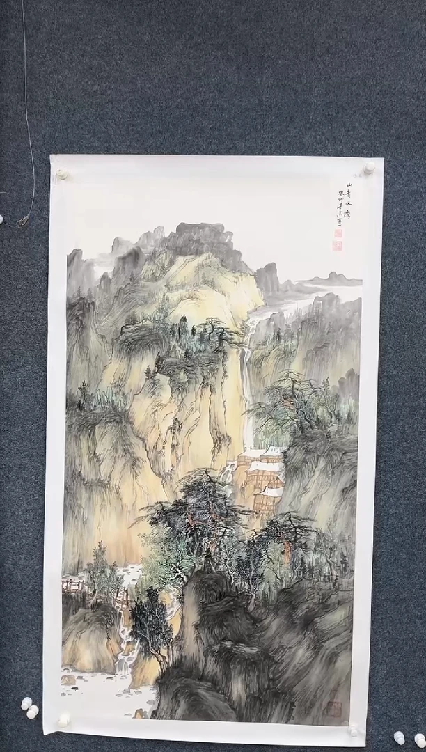 【闪购商品】国画2.13-艺术-黄春香六尺整山水-51