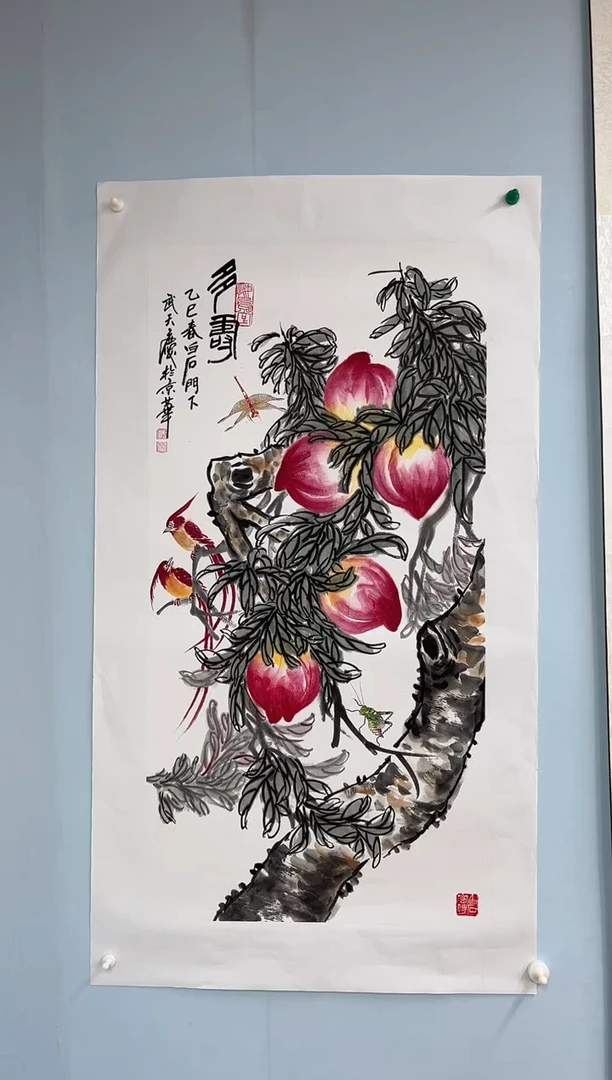 国画用****2武天庆老师多寿