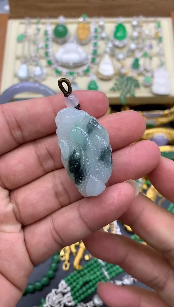 翡翠未镶嵌颈饰519-中国好珍宝