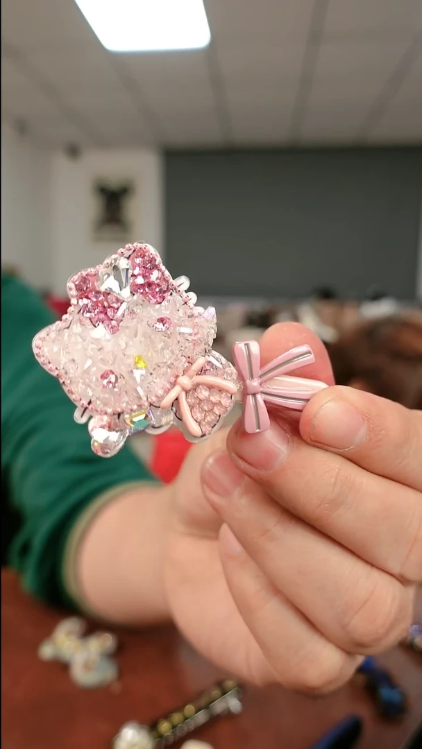 非金属布艺发夹