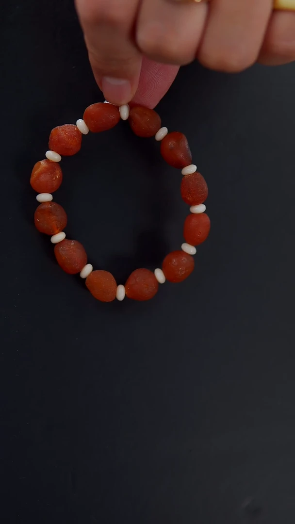 【闪购商品】蜜蜡手串未镶嵌海漂籽原石手串11.82