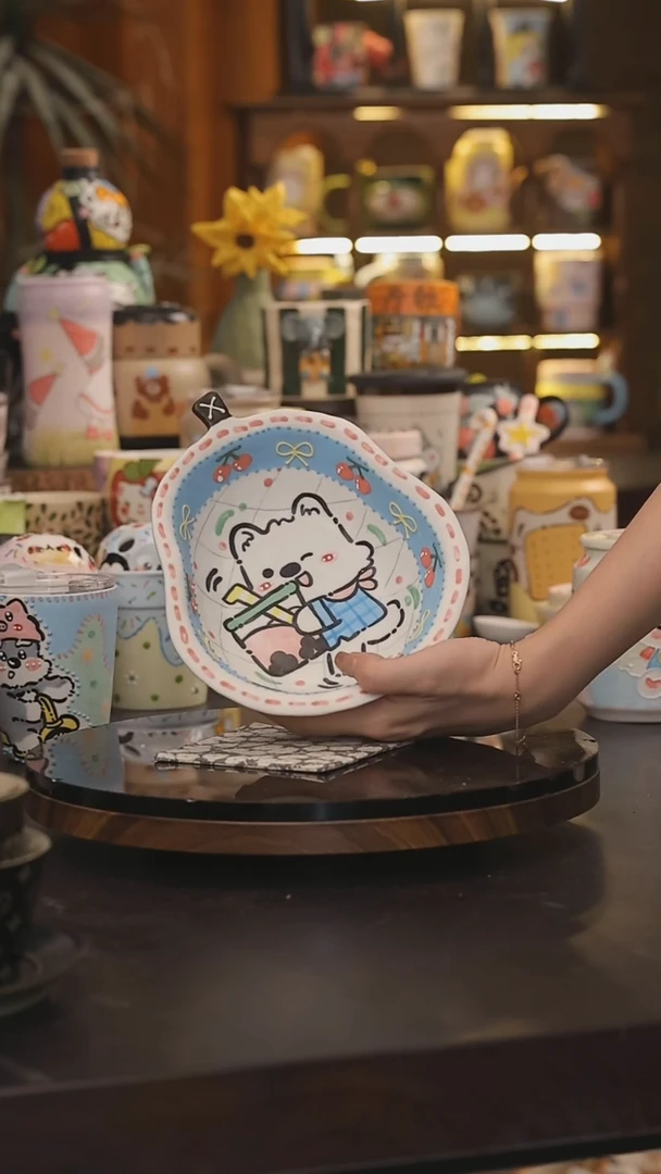 景德镇釉下彩绘设计师款式陶瓷