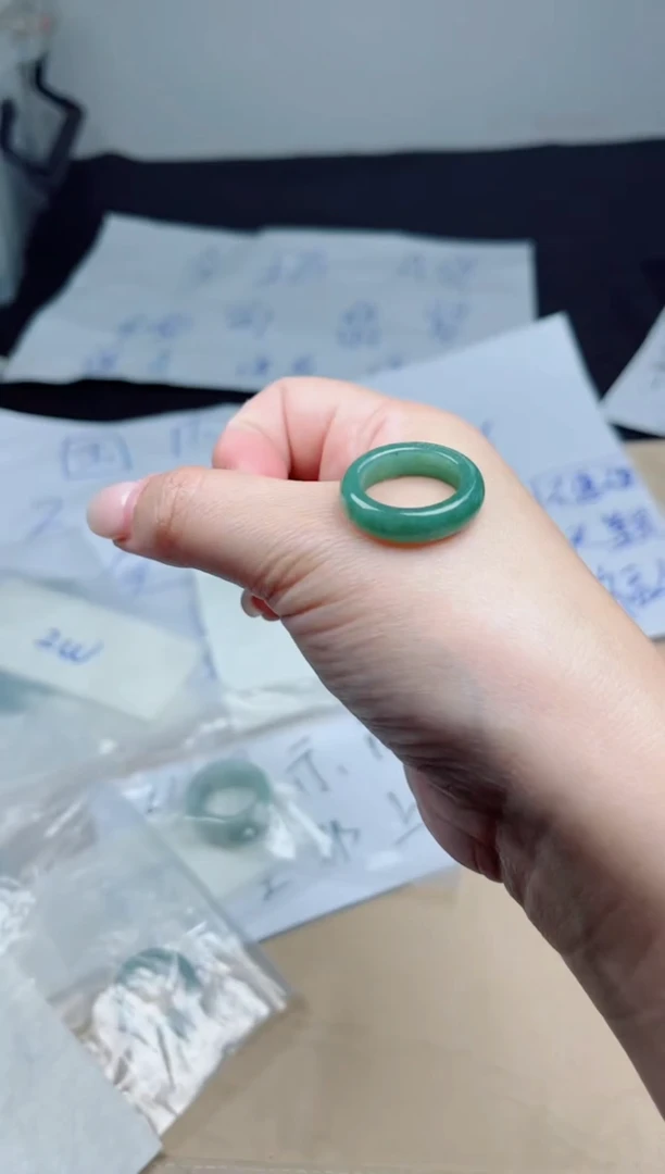 翡翠未镶嵌颈饰戒圈