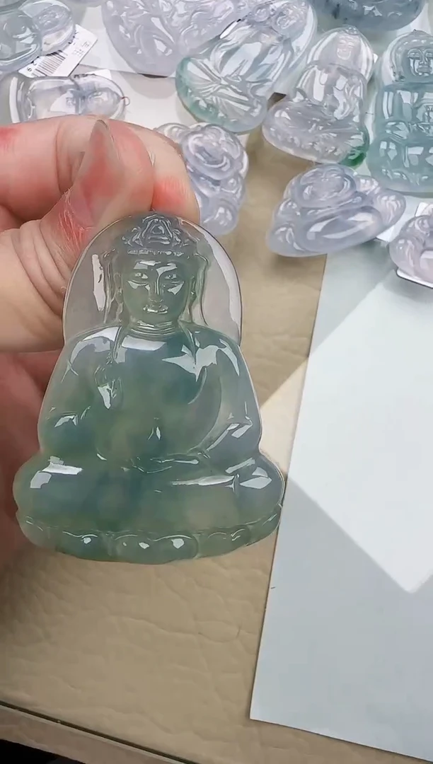 颈饰未镶嵌翡翠缅甸翡翠a货