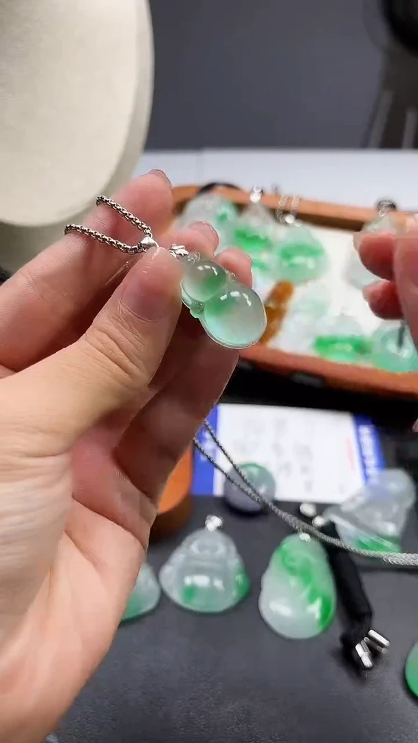 颈饰未镶嵌翡翠  所见即所得 一图一物